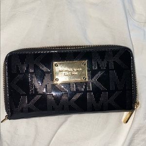 Black MK medium wallet